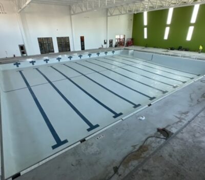 Danny Jones pool without water